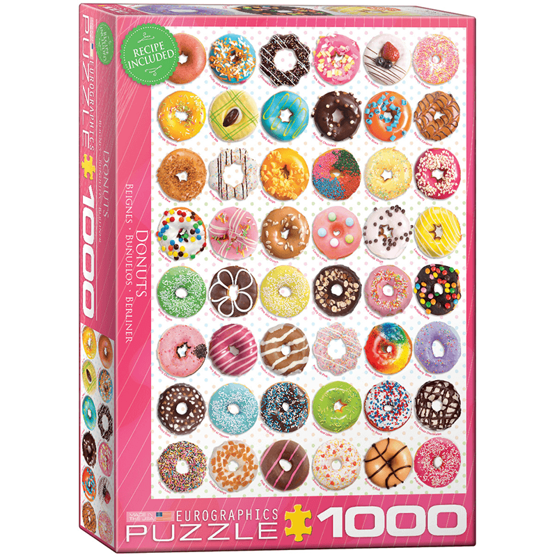 EuroGraphics Donuts Tops 1000 Piece Puzzle