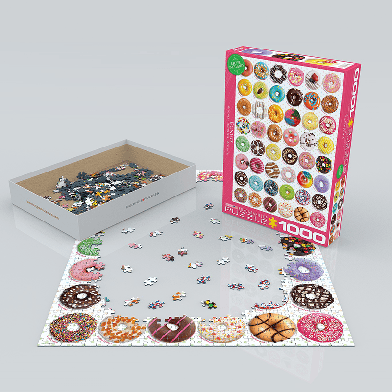 EuroGraphics Donuts Tops 1000 Piece Puzzle