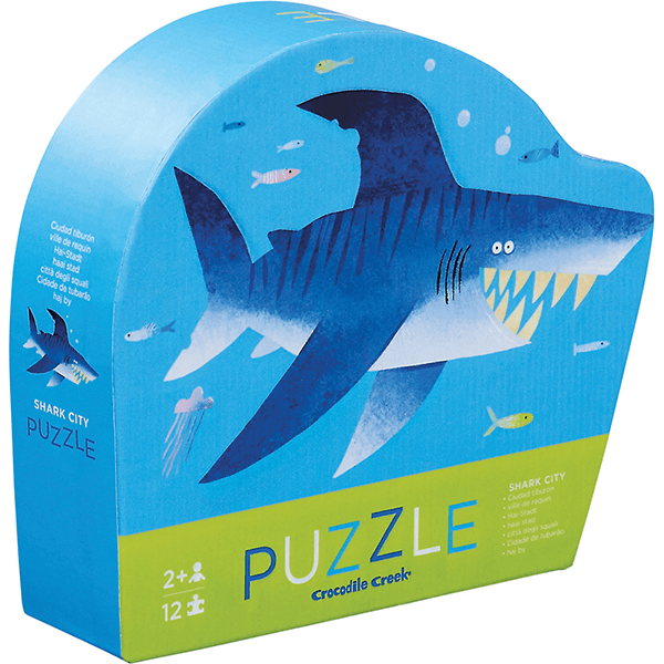 Crocodile Creek Mini Shark City 12 Piece Puzzle