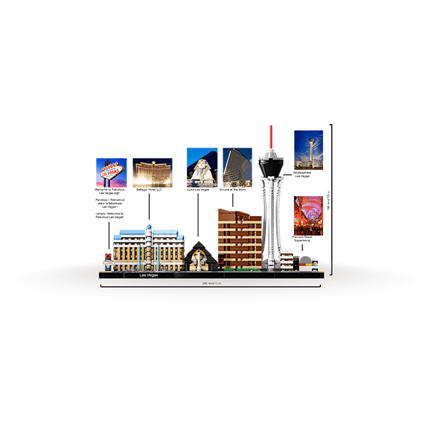 Discontinued LEGO® Architecture 21047 Las Vegas
