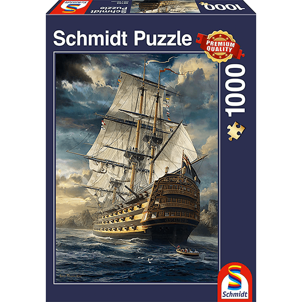 Schmidt Sails Set 1000 Piece Jigsaw Puzzle