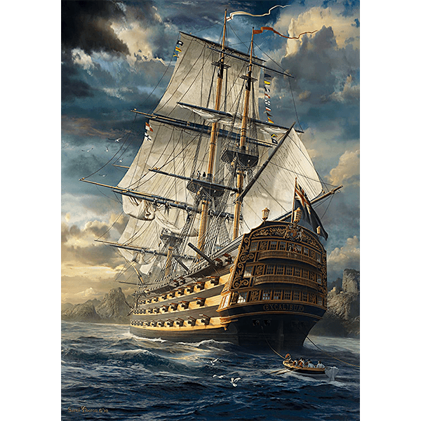 Schmidt Sails Set 1000 Piece Jigsaw Puzzle