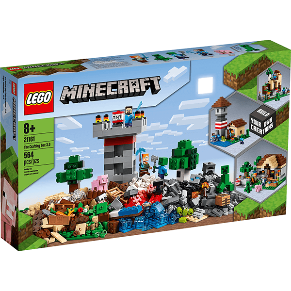 Discontinued LEGO® Minecraft™ 21161 The Crafting Box 3.0