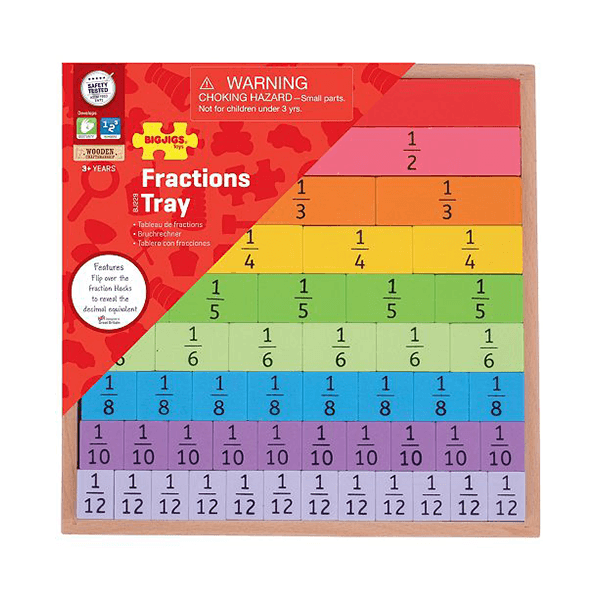 Bigjigs Fractions Tray