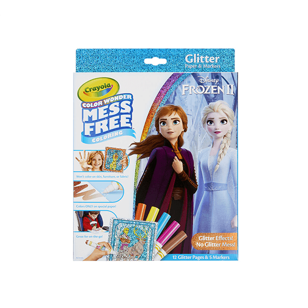 Crayola Color Wonder Mess Free Frozen 2 Glitter Effects Set