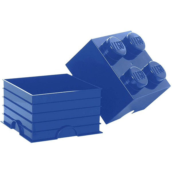 Lego Storage 4 Brick - Blue