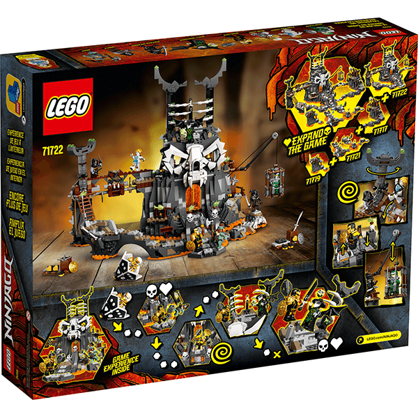 LEGO® NINJAGO® 71722 Skull Sorcerer’s Dungeons