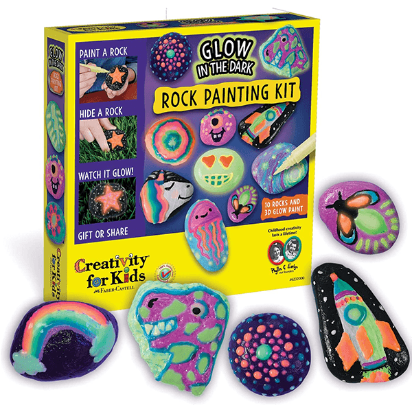 Creativity for Kids Glow in the Dark Rock Painting Kit