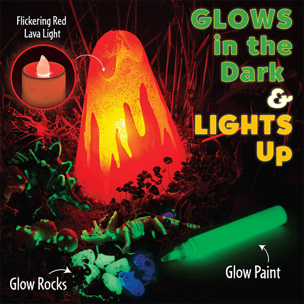 Creativity for Kids Grow N’ Glow Dinosaur Habitat