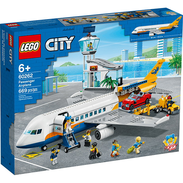 Discontinued LEGO® City 60262 Passenger Airplane