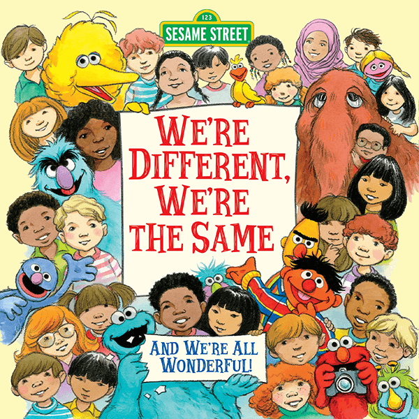 Sesame Street We're Different, We're the Same Book