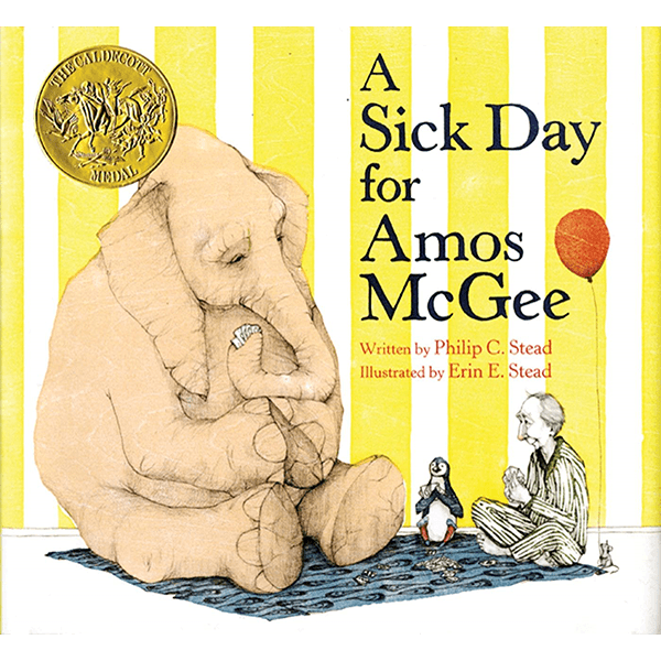 A Sick Day for Amos McGee Hardcover Book