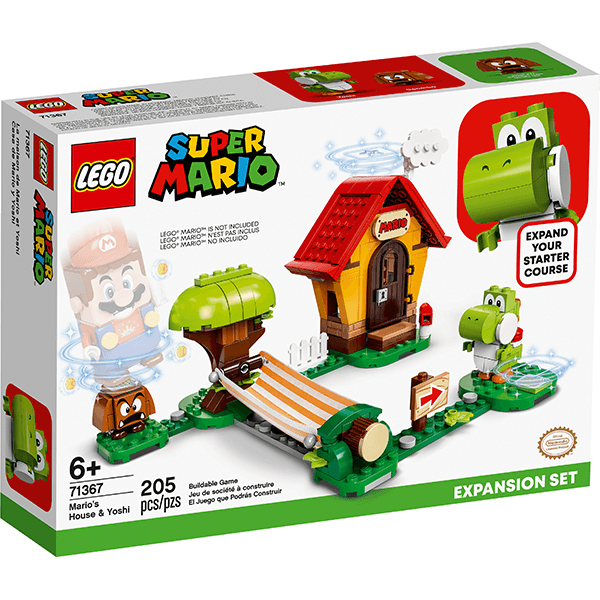 Discontinued LEGO® Super Mario™ 71367 Mario’s House & Yoshi Expansion Set