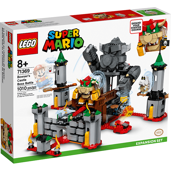 Discontinued LEGO® Super Mario™ 71369 Bowser’s Castle Boss Battle Expansion Set