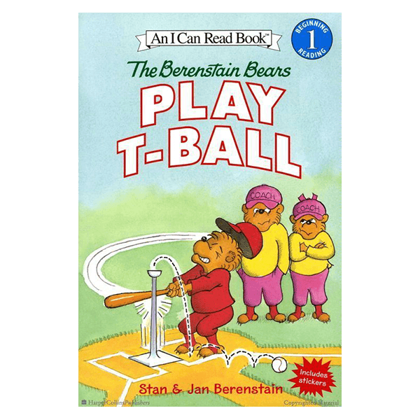 I Can Read Level 1: The Berenstain Bears Play T-Ball