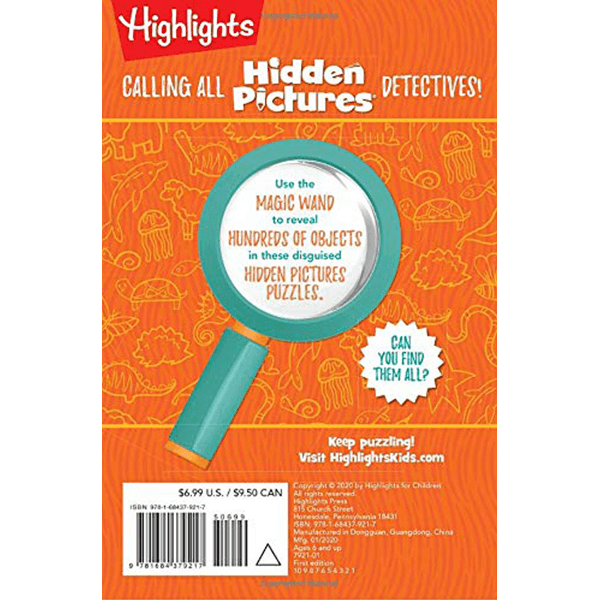 Highlights Secret Hidden Pictures: Animal Puzzles