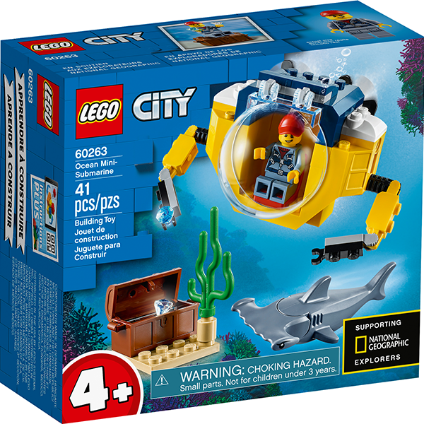 Discontinued LEGO® City 60263 Ocean Mini-Submarine
