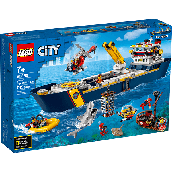 Discontinued LEGO® City 60266 Ocean Exploration Ship