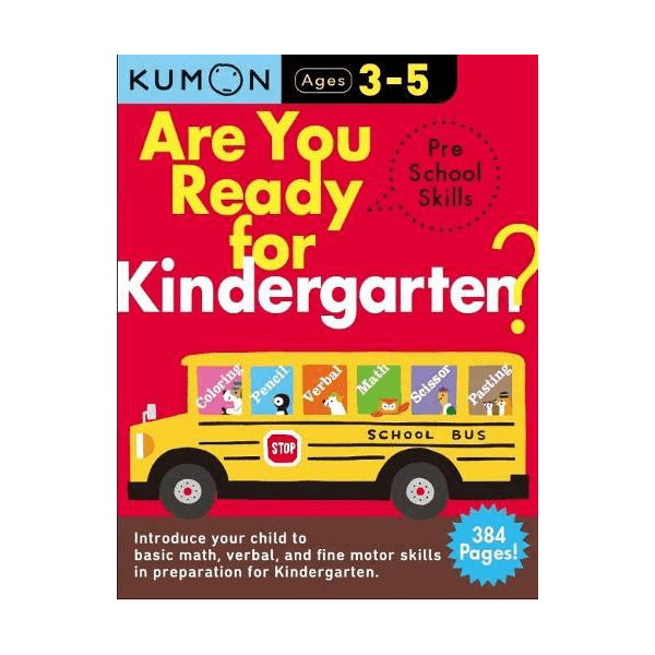 Kumon Are You Ready for Kindergarten? Preschool Skills Workbook