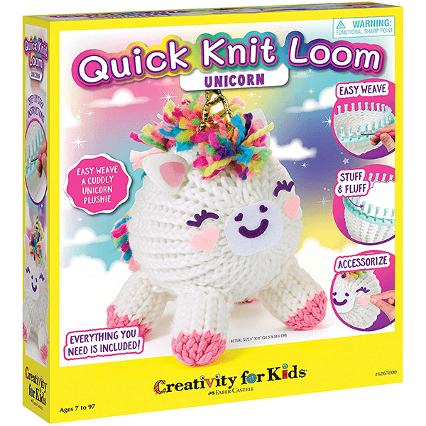 Creativity for Kids Quick Knit Loom Unicorn