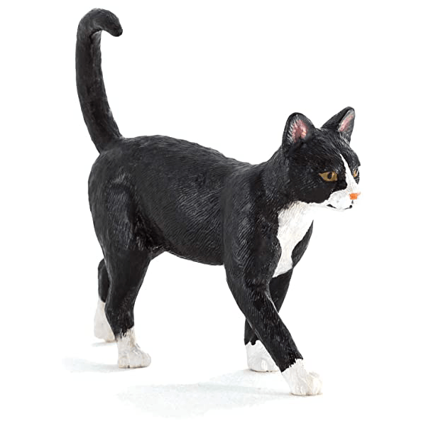 Black and white cat clearance toy