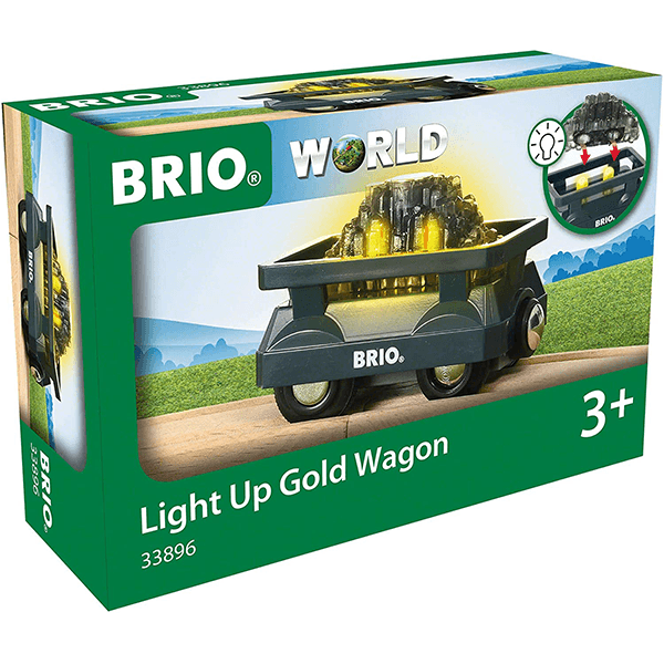 Brio Light Up Gold Wagon