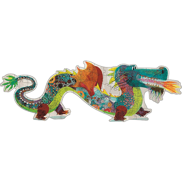 Djeco Leon The Dragon 58-Piece Giant Puzzle