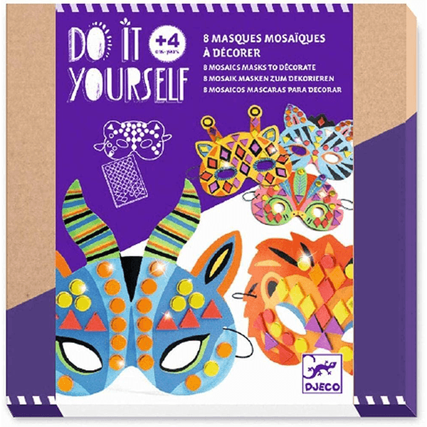 Djeco DIY Jungle Animal Mosaic Masks