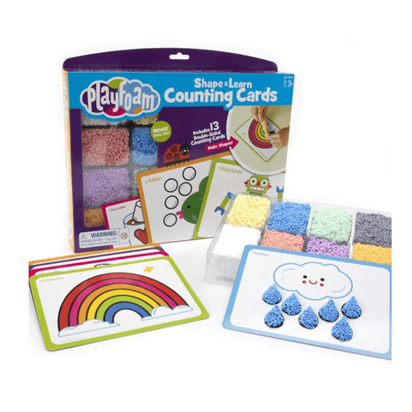 Educational Insights Playfoam Shape & Learn Counting Cards