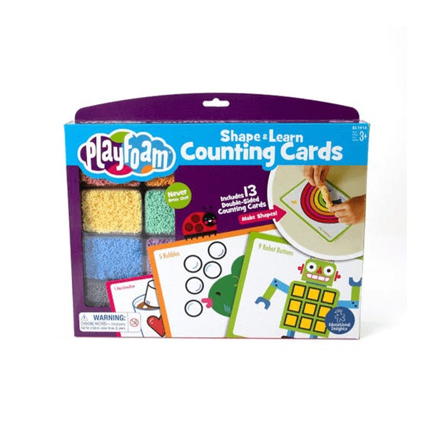 Educational Insights Playfoam Shape & Learn Counting Cards