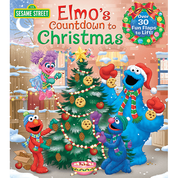 Sesame Street: Elmo's Countdown to Christmas Board Book