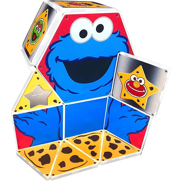 Magna-Tiles Sesame Street Cookie Monster's Shapes