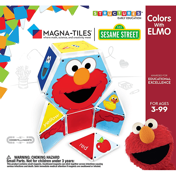 Magna-Tiles Sesame Street Colours with Elmo