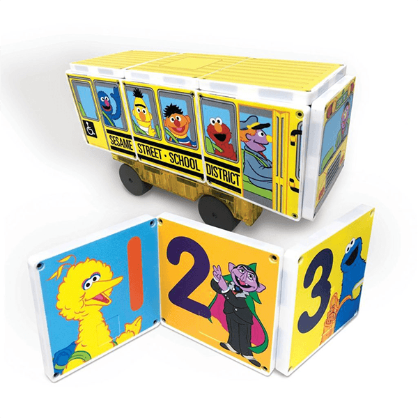 Magna-Tiles Sesame Street School Bus