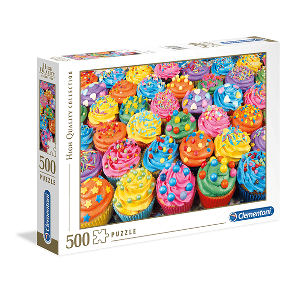 Clementoni Colorful Cupcakes 500 pc Puzzle