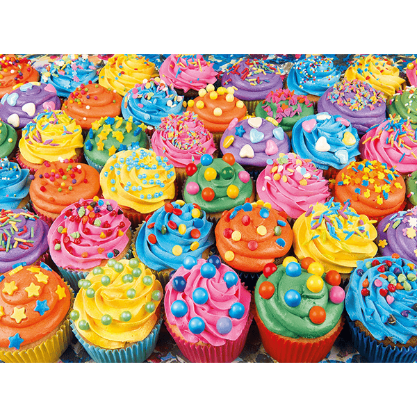 Clementoni Colorful Cupcakes 500 pc Puzzle