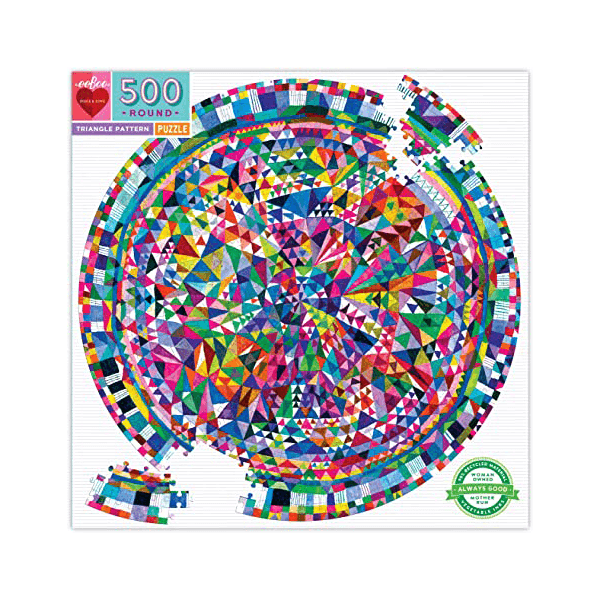 Eeboo Triangle Pattern 500 Piece Puzzle