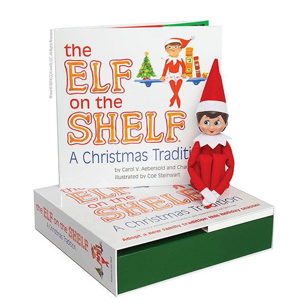 Discontinued Open Box Elf on the Shelf: A Christmas Tradition (Blue-Eyed Girl Scout Elf)