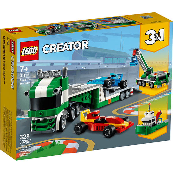 Discontinued LEGO® Creator 3 in 1 31113 Race Car Transporter