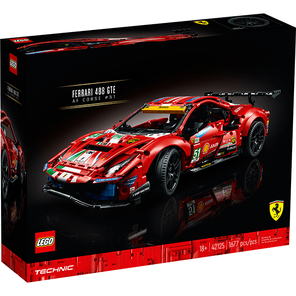 LEGO® Technic™ 42125 Ferrari 488 GTE AF Corse #51