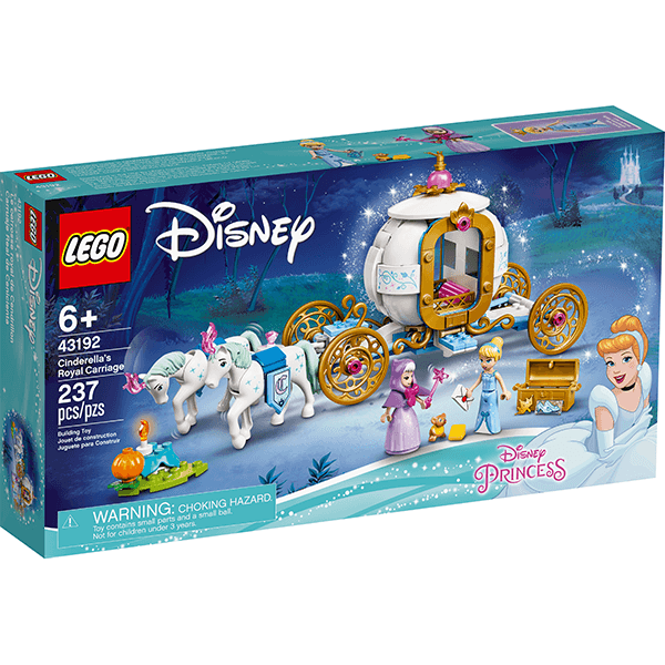 Discontinued LEGO® Disney 43192 Cinderella's Royal Carriage