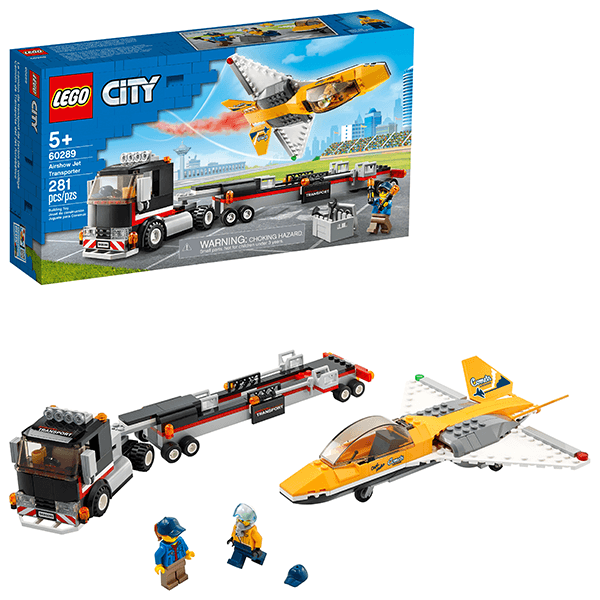 Discontinued LEGO® City 60289 Airshow Jet Transporter