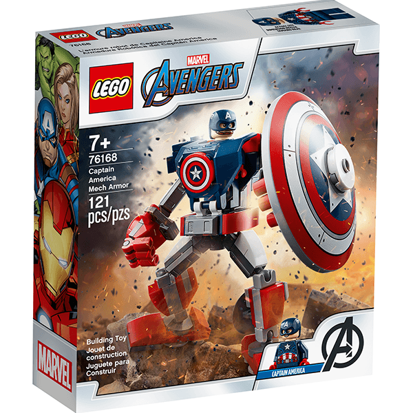 Discontinued LEGO® Marvel 76168 Captain America Mech Armor