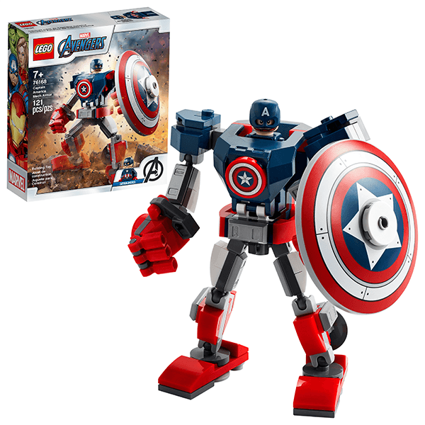Discontinued LEGO® Marvel 76168 Captain America Mech Armor