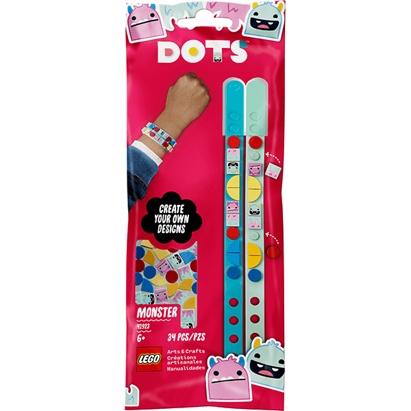 Discontinued LEGO® DOTS 41923 Monster Bracelets