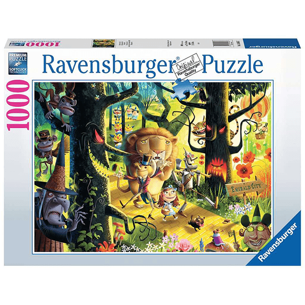 Ravensburger Lions & Tigers & Bears, Oh My! (Wizard of Oz) 1000 Piece Puzzle