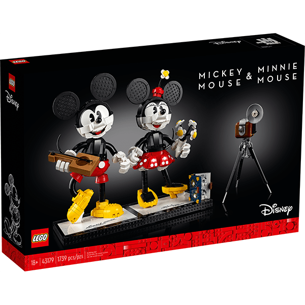 Discontinued LEGO® Disney 43179 Mickey Mouse & Minnie Mouse Buildable Characters