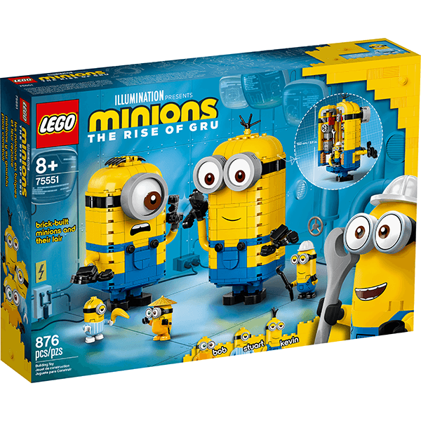 LEGO® Minions 75551 Brick-built Minions and their Lair