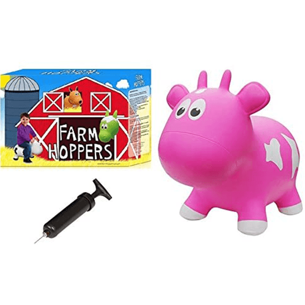 Farm Hoppers: Cow - Pink