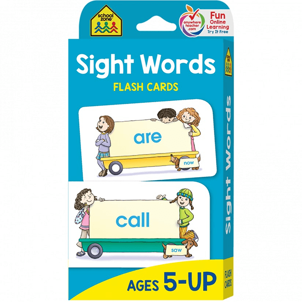 School Zone Sight Words Flash Cards